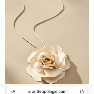 Rosette Wrap Necklace